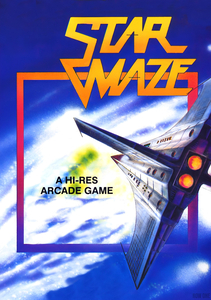 1982 Star Maze Video Game Art