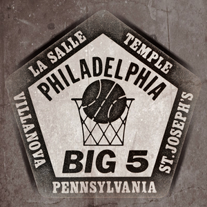 1983 Philadelphia Big 5 College Basketball Art