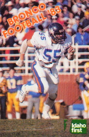 1983 Boise State Broncos Carl Keever Football Poster