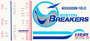 1983 Boston Breakers USFL Ticket Stub