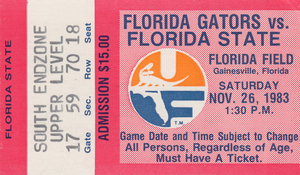 1983 Florida State vs. Florida