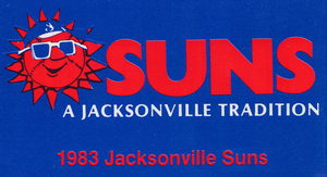 1983 Jacksonville Suns Baseball Art