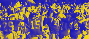 1983 LA Rams Abstract Art