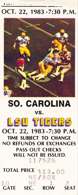 1983 lsu tigers football