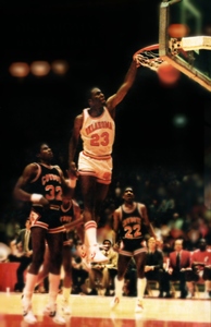 1983 Oklahoma Sooners Basketball Wayman Tisdale Poster