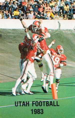 1983 Utah Utes Football Poster