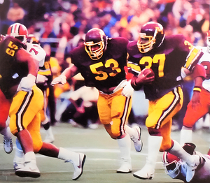 Retro Eighties Minnesota Football Art