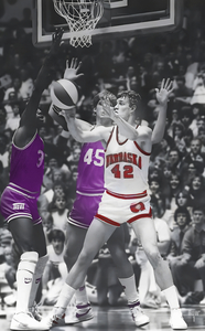 1983 Nebraska Dave Hoppen Basketball Art