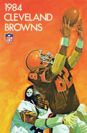 1984 cleveland browns poster retro sports art reproductions metal signs football prints wood