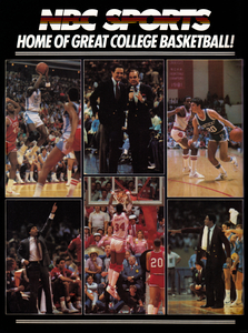 1984 NBC College Basketball Poster