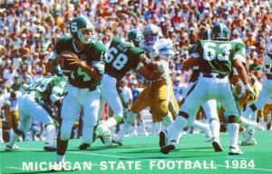 1984 Michigan State Football Poster
