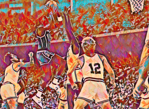1984 Michael Jordan Team USA Basketball Art