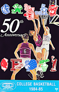 1984 College Basketball Retro Remix Art