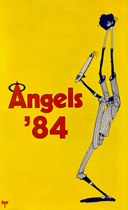 1984 California Angels Poster