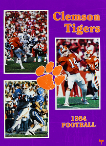 1984 Clemson Tigers Football Art
