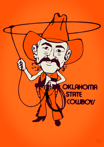 1984 Oklahoma State Cowboys Art