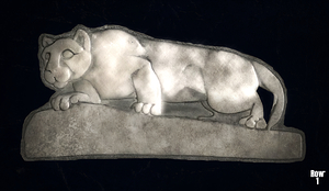 1984 Penn State Nittany Lion Shrine Art