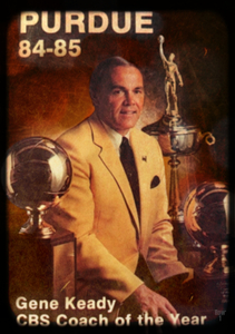 1984 Purdue Basketball Gene Keady CBS Coach