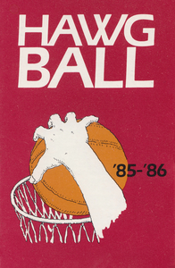 1985 Arkansas Razorbacks Hawg Ball Poster