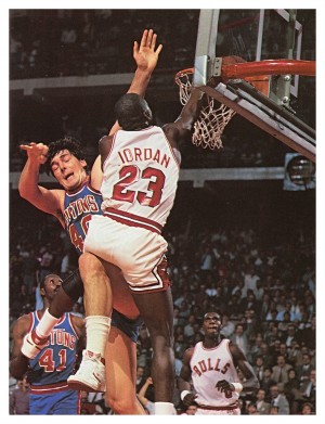 Jordan Dunk over Laimbeer