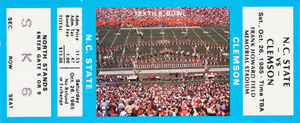 1985 Clemson Tigers vs. NC State Wolfpack