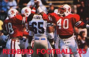 1985 Illinois State Redbirds Football Poster