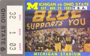 1985 Michigan vs. Ohio State