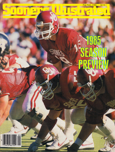1985 Oklahoma Football Sooners Illustrated Cover Art