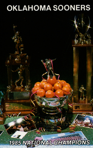 1985 Oklahoma Sooners National Champions Poster