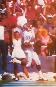 1985 Oklahoma Sooners Patrick Collins Touchdown Art