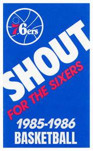 1985 Philadelphia 76ers Basketball Poster