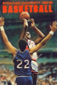 1985 Syracuse Basketball Art Poster