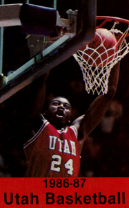 1985 Utah Utes Basketball Art