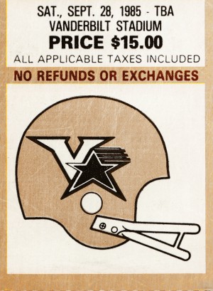 1985 vanderbilt helmet art