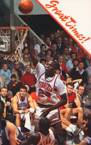 1985 Virginia Cavaliers Basketball Poster