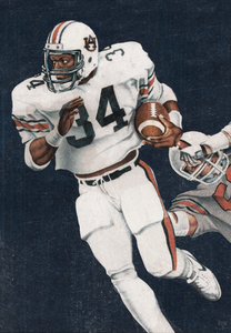 1985 Bo Jackson Auburn Football Art