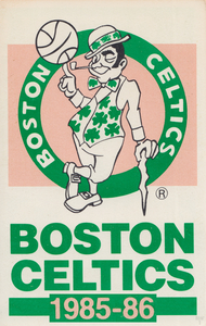 1985 Boston Celtics Retro Poster