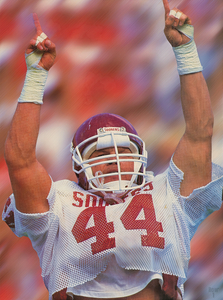 1985 Brian Bosworth Oklahoma Football Art