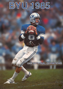 1985 BYU Football Art