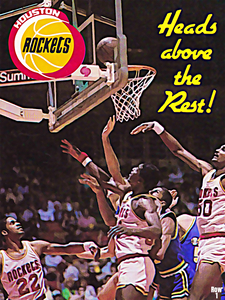 1985 houston rockets art