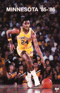 1985 Minnesota Basketball Art