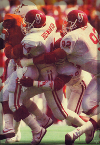 1985 Oklahoma vs. Texas Football Viewfinder Art