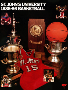 1985 St. Johns Redmen Basketball Art