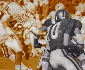 1985 Texas Longhorns Ty Allert Photo Art