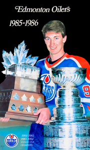 1985 Wayne Gretzky Edmonton Oilers Art