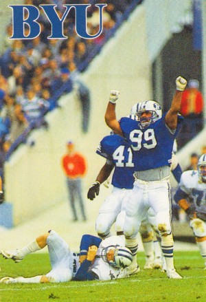 1986 BYU Cougars Football Poster
