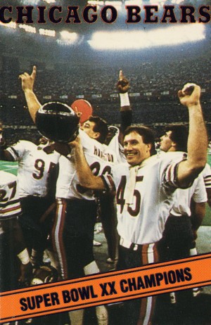 1985 Chicago Bears Super Bowl Champions Poster