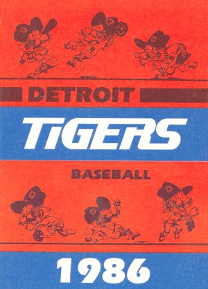 1986 detroit tigers baseball art