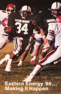 1986 Eastern Michigan Football Poster