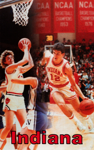 1986 Indiana Hoosiers Basketball Poster